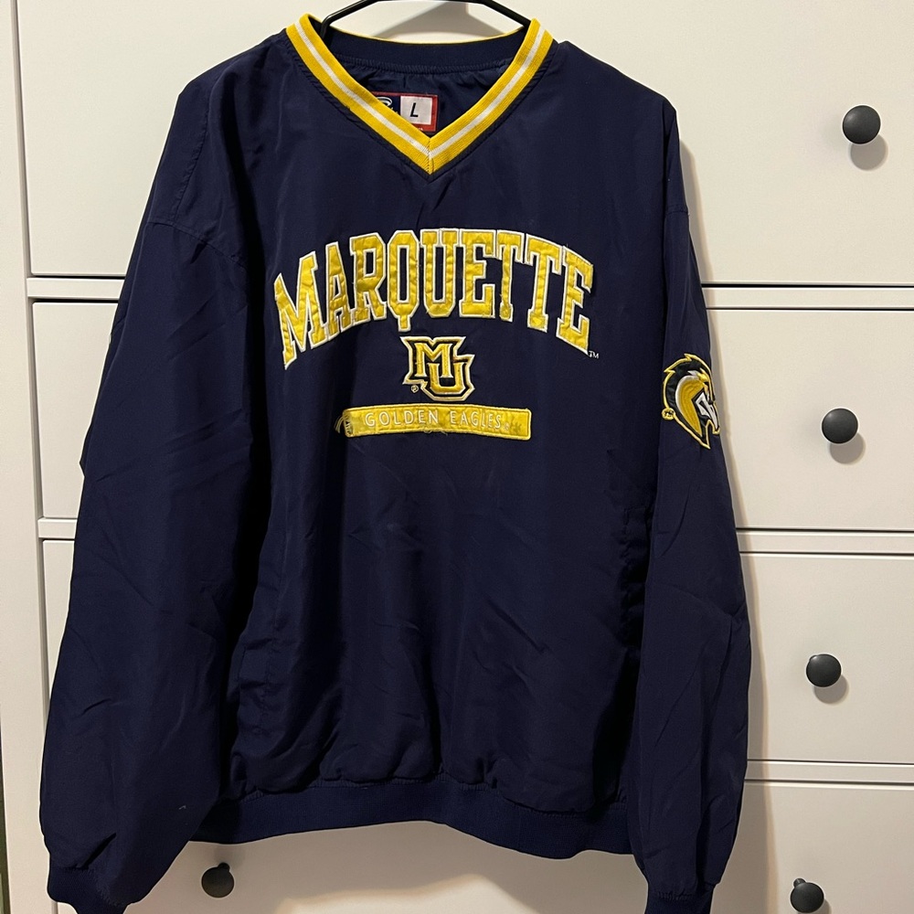 marquette university pullover jacket